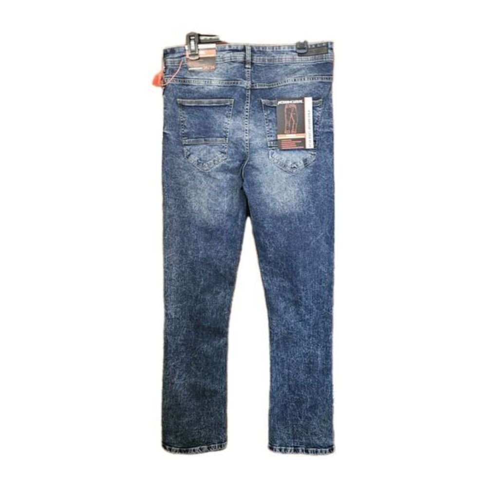 NWT Modern Culture Mens Premium Stretch Slim Semi Stacked  Slight Flare  34 X34